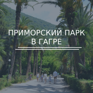 Приморский парк в Гагре